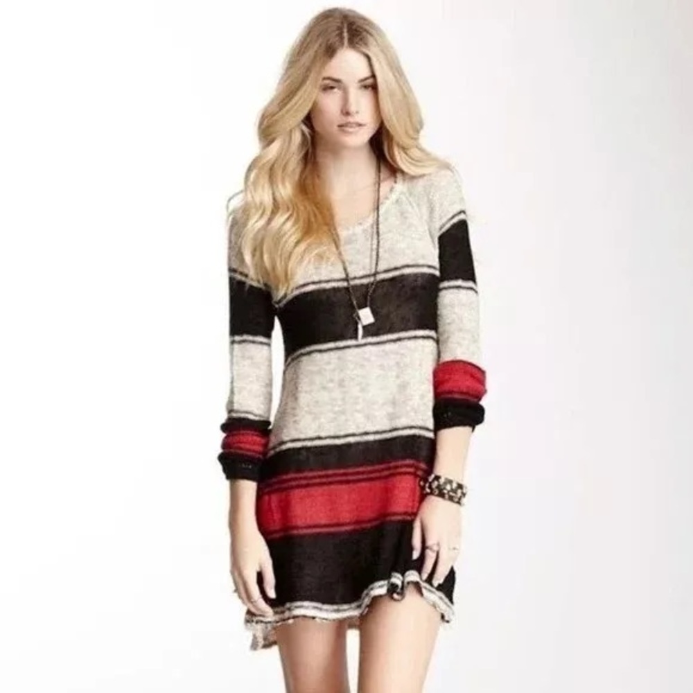 Free People | Striped Knit Tunic/ Mini Dress